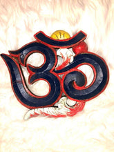 Load image into Gallery viewer, Hand Crafted Wooden OM from Nepal. multiple sizes / colors