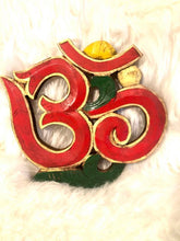 Load image into Gallery viewer, Hand Crafted Wooden OM from Nepal. multiple sizes / colors