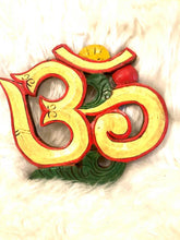 Load image into Gallery viewer, Hand Crafted Wooden OM from Nepal. multiple sizes / colors